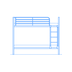 Furniture Bunk Beds Loft Beds Ikea Svarta Bunk Bed Outline Icon Svg Set, Free Vectors File